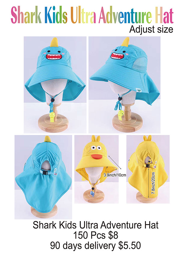 Shark Kids Ultra Adventure Hat