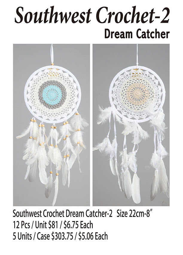 Southwest Crochet Dream Catcher-2