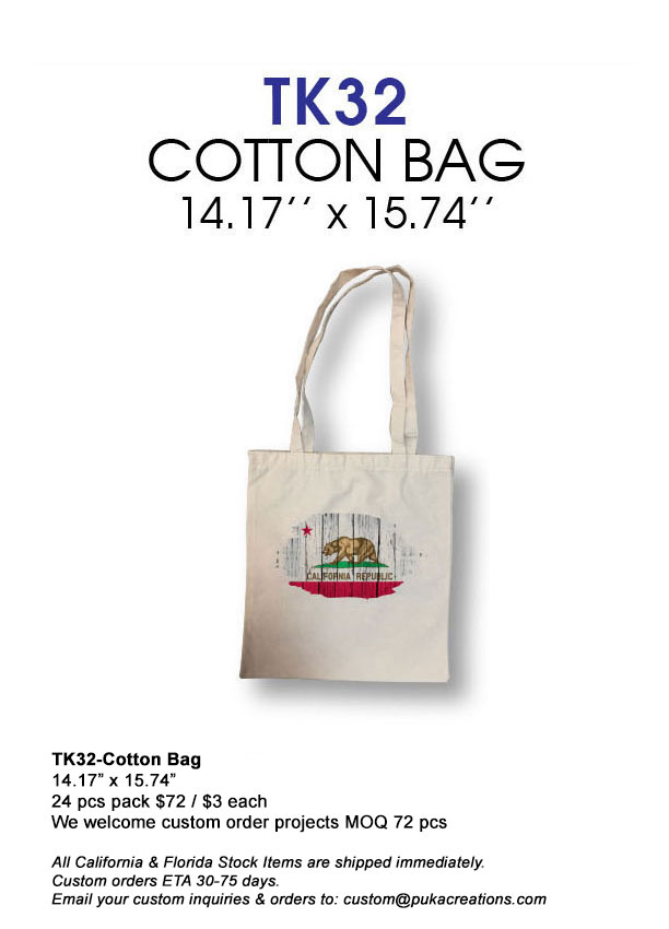 TK32-Cotton Bag-California