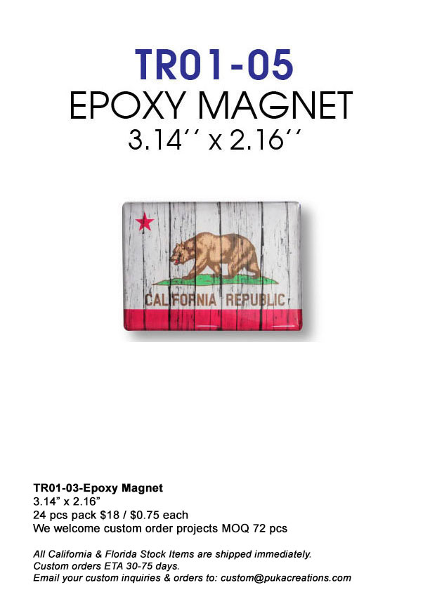 TR01-05-Epoxy Magnet-California