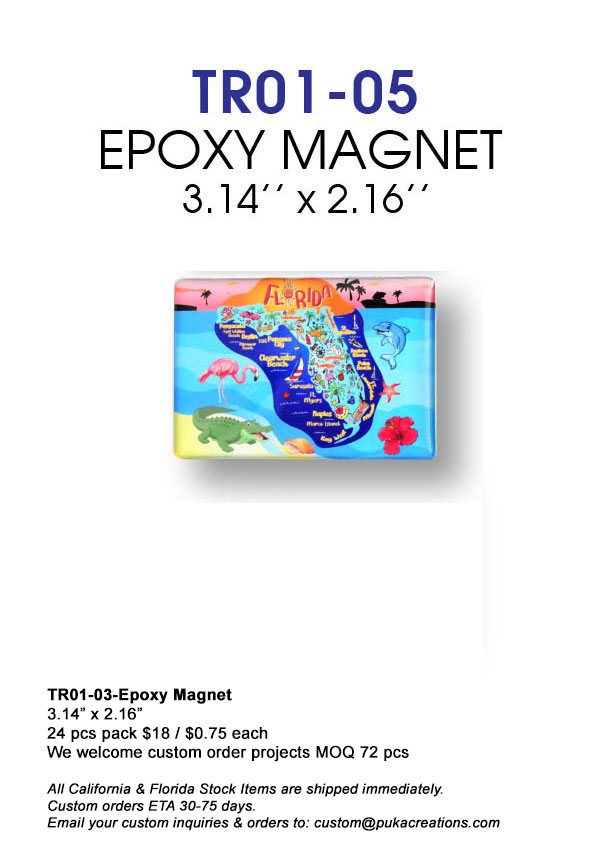 TR01-05-Epoxy Magnet-Florida