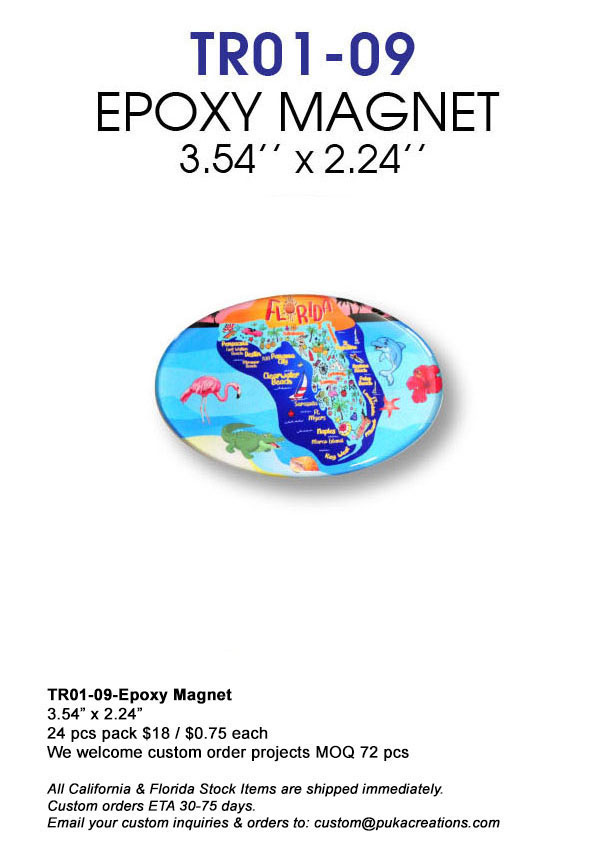 TR01-09-Epoxy Magnet-Florida