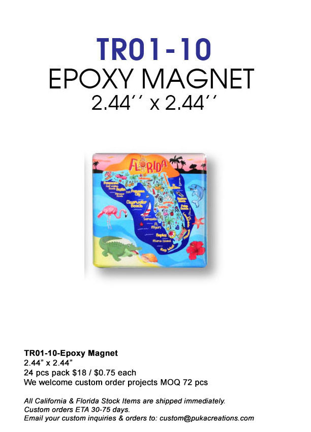 TR01-10-Epoxy Magnet-Florida