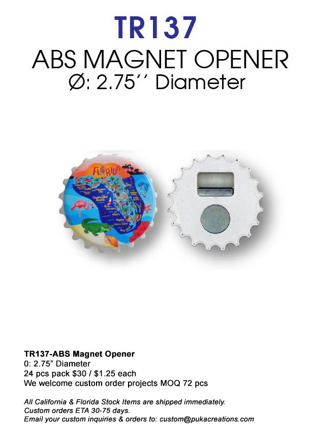 TR137-ABS Magnet Opener-Florida