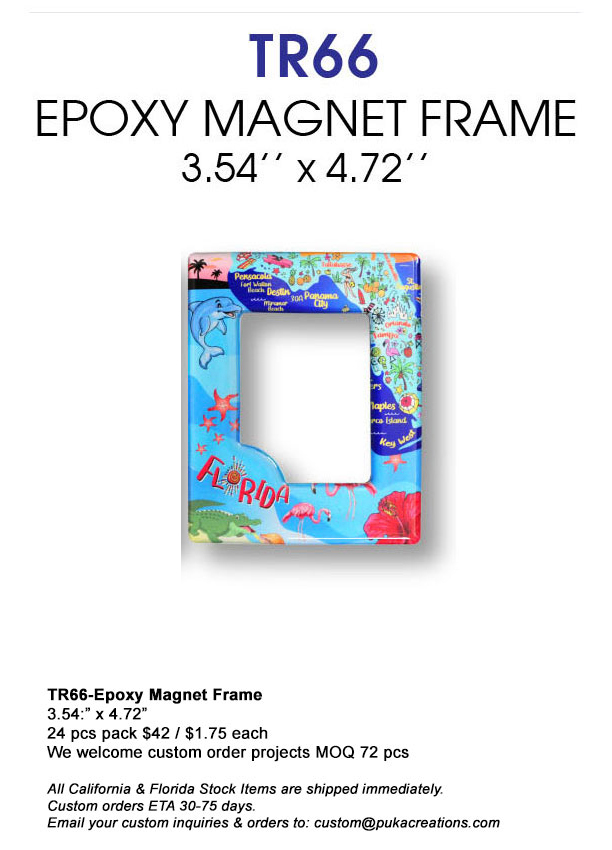 TR66-Epoxy Magnet Frame-Florida
