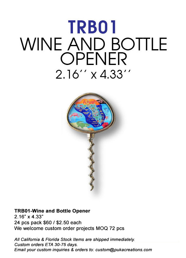 TRB01-Wine and Bottle Opener-Florida