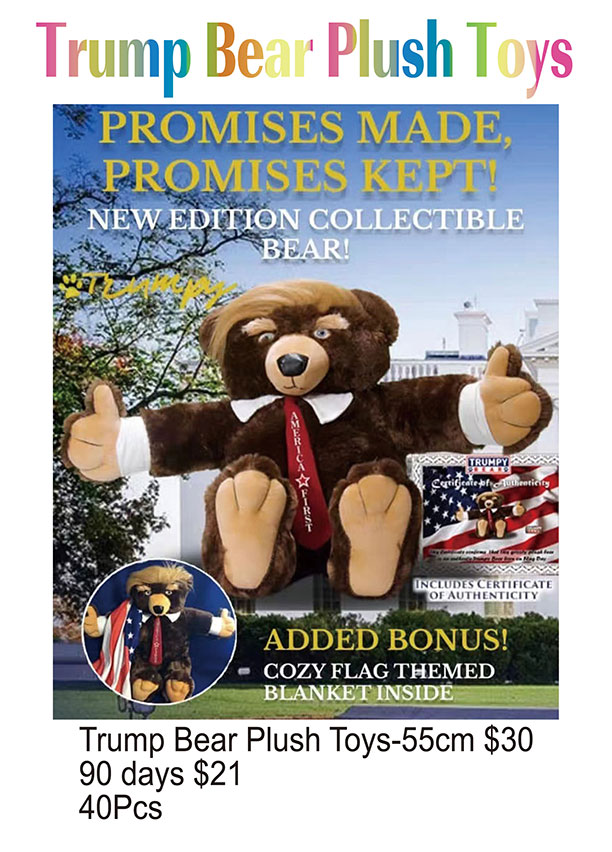 Trump Bear Plush Toys