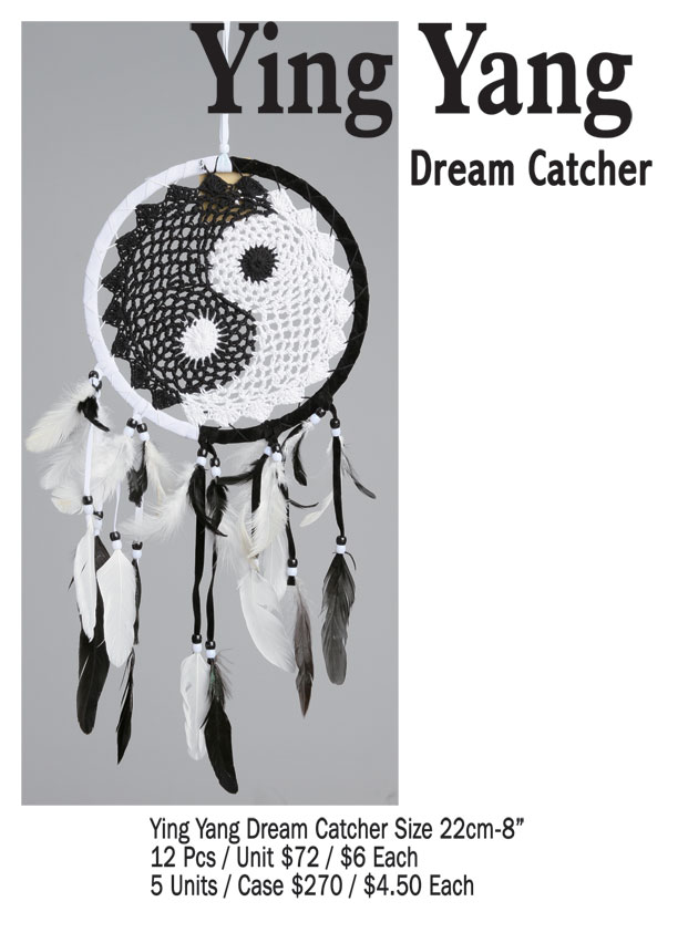 Yin Yang Dream Catcher 22Cm-4