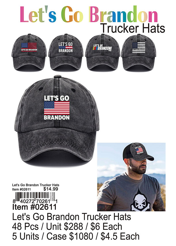 Let Go Brandom Trucker Hat 1