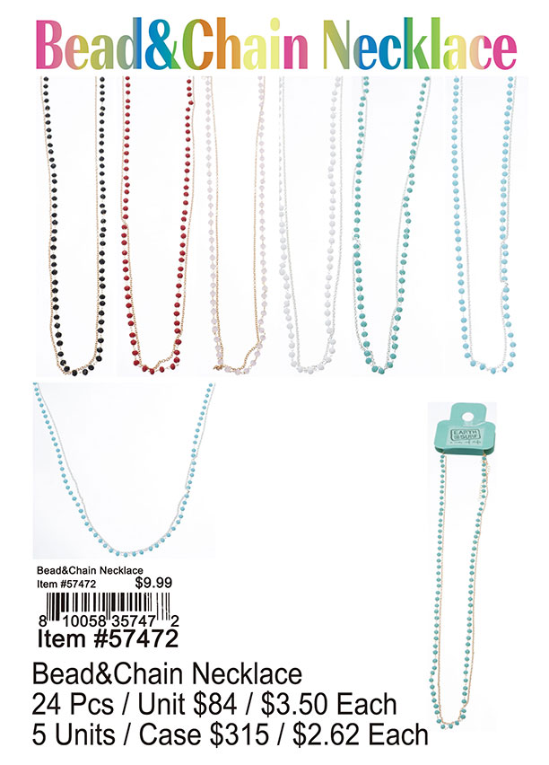 Bead and Chain Necklaces