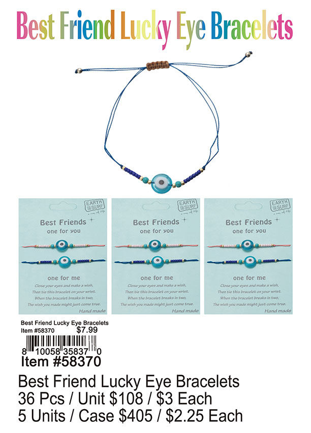 Best Friend Lucky Eye Bracelets