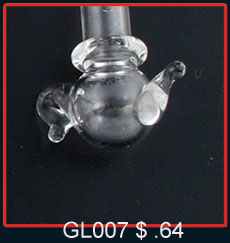 Glass Vials Teapot (100s)