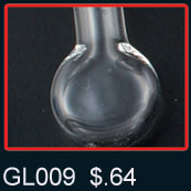 Glass Vials Flat Bulb (100s)