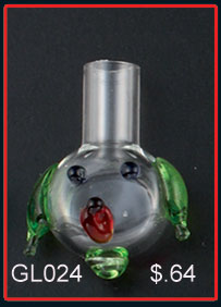 Glass Vials Color Dog (100s)