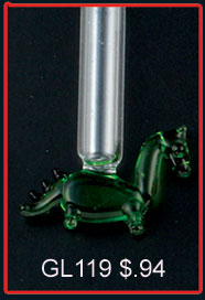 Glass Vials Horse (100s) Style 2