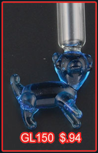 Glass Vials Doggie (100s)