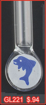 Glass Vials Dolphin (100s) Style 1