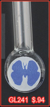 Glass Vials Butterfly (100s)