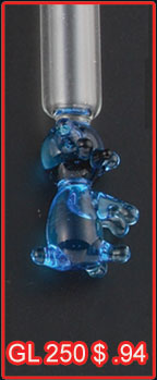 Glass Vials Color Doggy (100s)