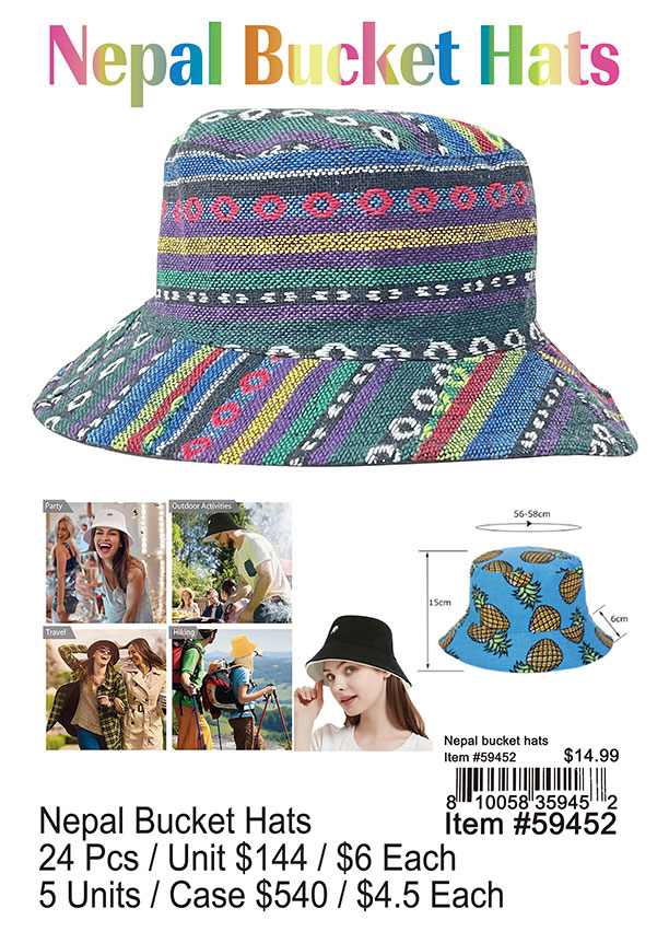 Nepal Bucket Hats