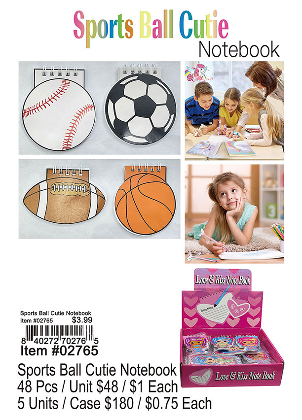 Sports Ball Cutie Notebook