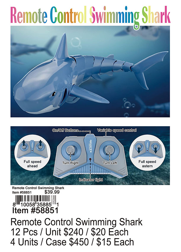 Remote Control Swimming Shark